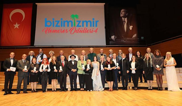 İzmir’de sanat ve kültür zirvesi: Bizimizmir Homeros Ödülleri 4. kez sahiplerini buldu