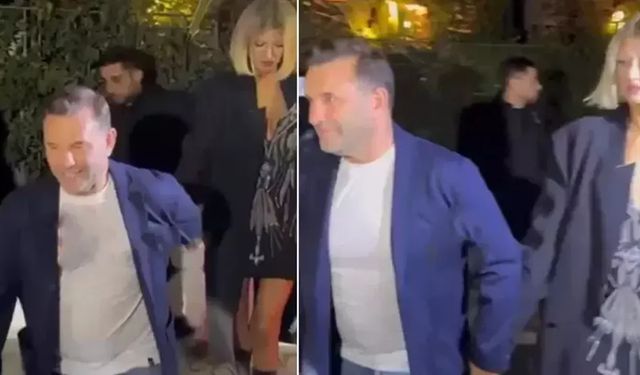 Okan Buruk eski eşiyle el ele görüntülendi