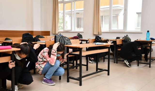 Okullarda 13 Ekim’de tahliye tatbikatı yapılacak