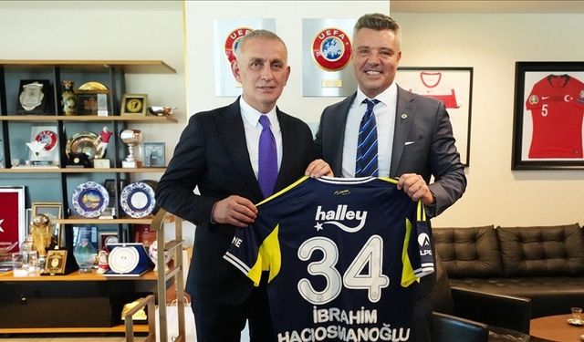 Sadettin Saran’dan TFF Başkanı Hacıosmanoğlu’na ziyaret