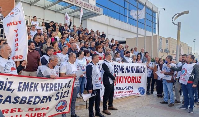 Tüm Yerel Sen’den Çiğli Belediyesi’ne tepki: 'Hak gaspı var'