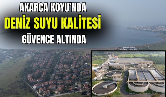 Akarca Koyu’nda deniz suyu kalitesi güvence altında