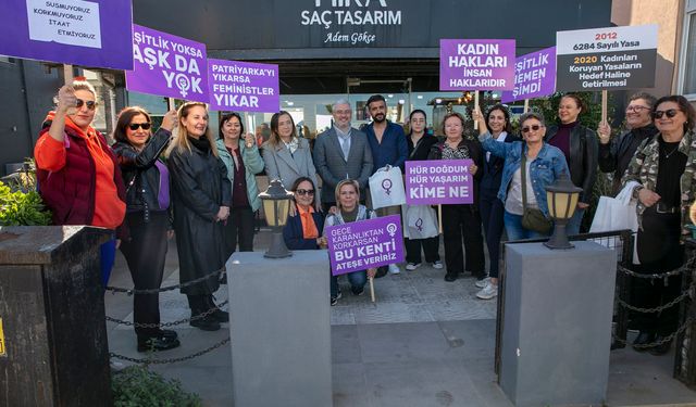 Güzelbahçe’de 25 Kasım’da şiddete karşı güçlü mesaj