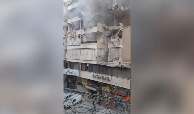 İsrail durmuyor! Beyrut’un Dahiye bölgesine hava saldırısı