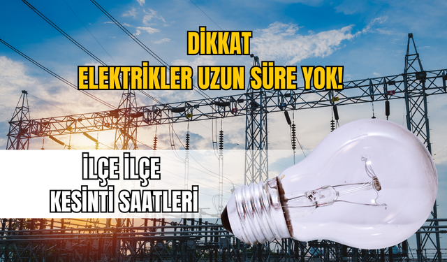 İzmir’de 19 Aralık Cuma günü planlı kesinti! Gediz Elektrik duyurdu