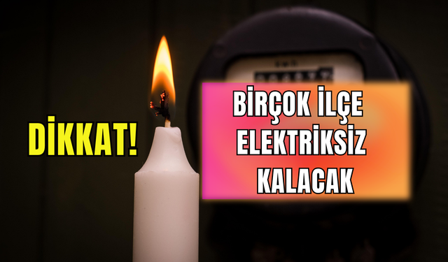 İzmir’de elektrik kesintisi listesi: 13 Aralık 2025 programı