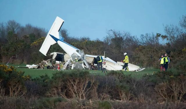 Özel uçak tarlaya çakıldı: Pilot hayatını kaybetti