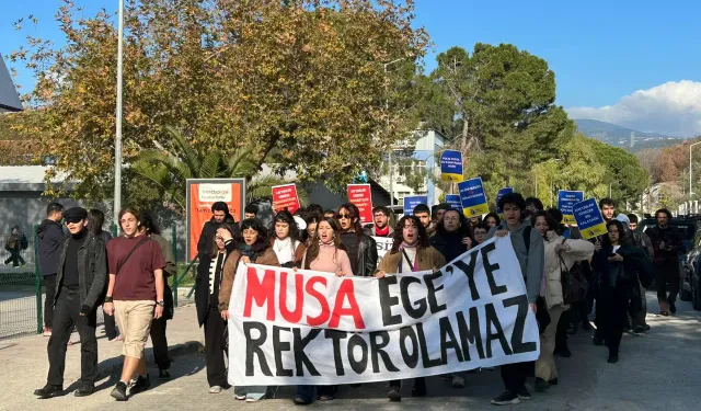 Ege Üniversitesi öğrencilerinden Musa Alıcı tepkisi: 'Kayyım istemiyoruz'