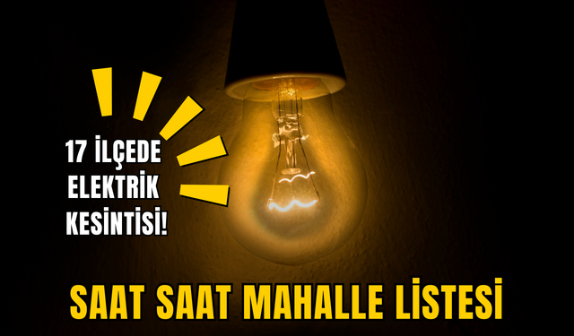 İzmir’de 20 Aralık Cumartesi günü planlı kesinti! Gediz Elektrik duyurdu