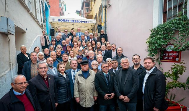 Milli Şef İsmet İnönü, Konak’taki doğum evinde törenle anıldı