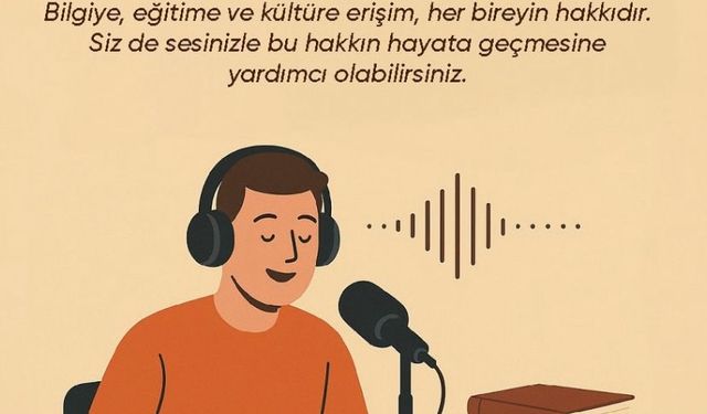 Karşıyaka’dan anlamlı çağrı: Sesinizle görme engellilerin hayatına dokunun!