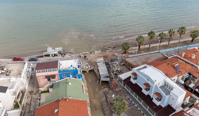 Yeni Foça’da taşkın tehdidine çözüm