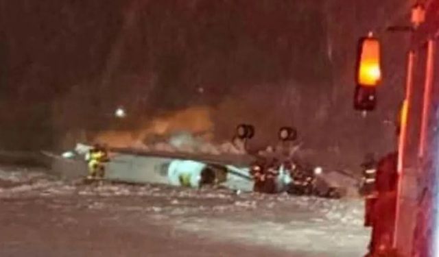 Bir uçak kazası daha: 8 kişiyi taşıyan özel jet yere çakıldı