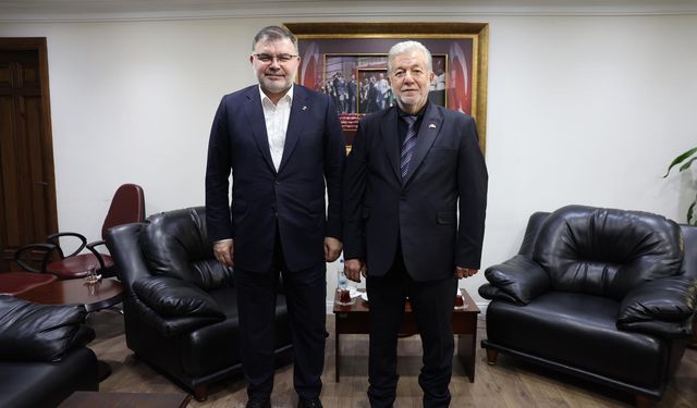 AK Parti İzmir İl Başkanı Bilal Saygılı’dan Yalçın Ata’ya ziyaret