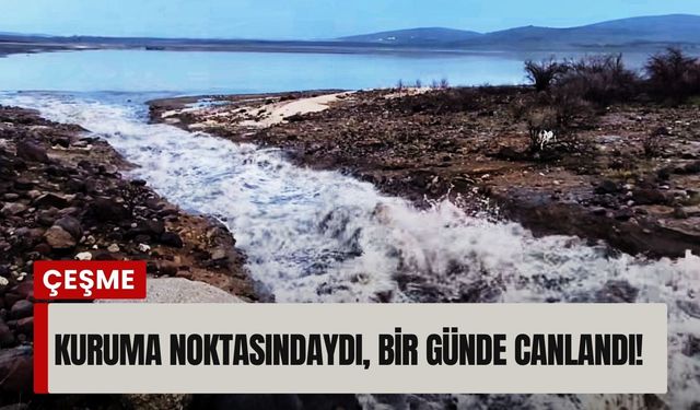 Alaçatı Kutlu Aktaş Barajı’nda kritik eşik aşıldı