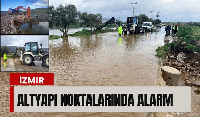 Altyapı noktalarında alarm: Belediye ekiplerinden hızlı müdahale