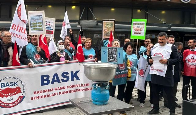 Memurdan vergi isyanı: Kazanda taş kaynattılar