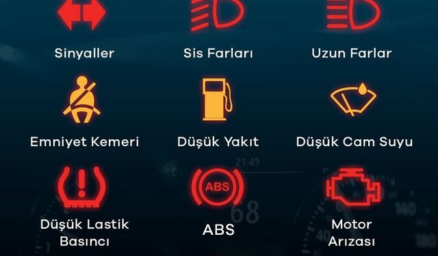 Sürüş sırasında yanarsa tehlike büyük: Arıza lambaları ne anlama geliyor?