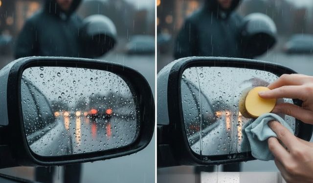Yağmur damlası kabusuna son: Gözlük, ayna, vizör… Hepsi için tek hile!