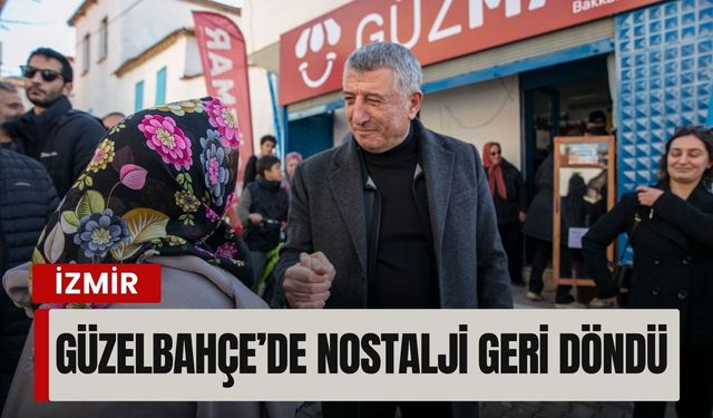 Güzelbahçe’de nostalji geri döndü! GÜZMAR Bakkal Nihat açıldı