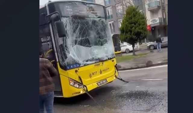 İki İETT otobüsü çarpıştı: Yaralılar var!