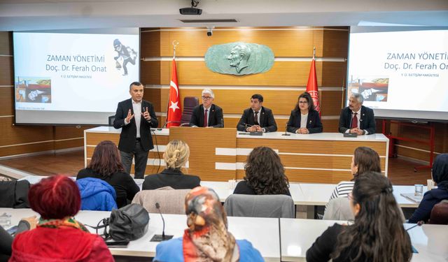 Muhtarlar bu eğitim için Bornova’da buluştu!