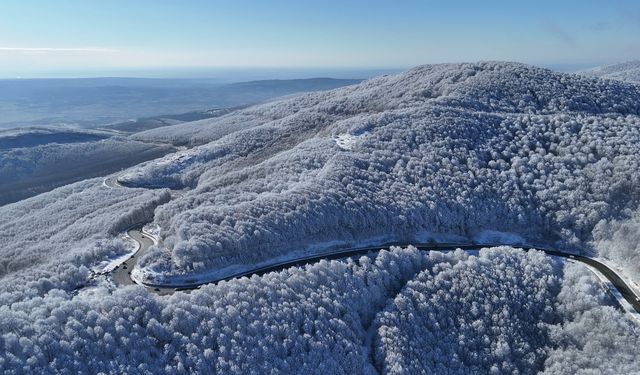 Bölgede kar sonrası görüntüler sosyal medyayı sallıyor