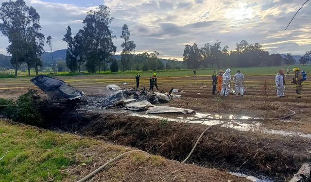 Kolombiya’da uçak kazası: Ünlü şarkıcı hayatını kaybetti