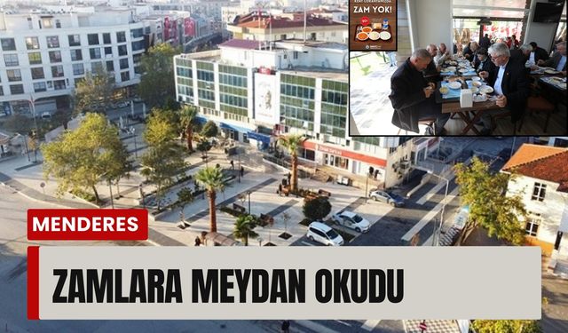Menderes zamlara meydan okudu