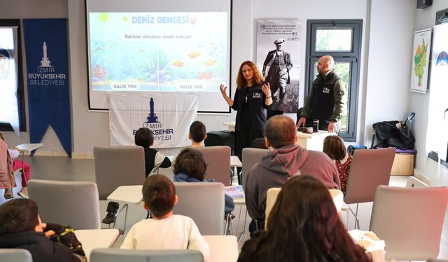 Efes Selçuk’ta minikler deniz ekosistemiyle tanıştı