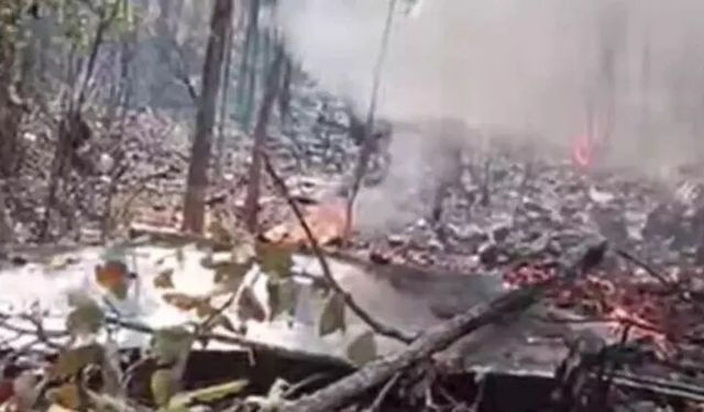 Tayland’da askeri uçak düştü! Ölüler var