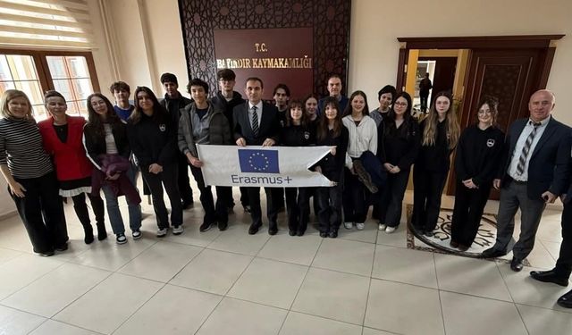 Bayındır, İtalyan Erasmus ve eTwinning öğrencilerini ağırladı
