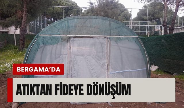 Çöp, toprakla buluştu: Bergama’da atıktan fideye dönüşüm