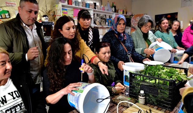 Bornova’da kompostla kent tarımında dönüşüm