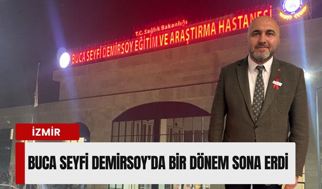 Buca Seyfi Demirsoy’da bir dönem sona erdi: Prof. Dr. Yekta Öncel Veda Etti