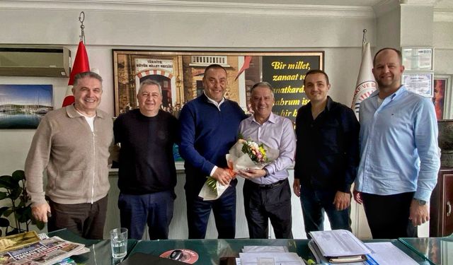 Çeşme İş İnsanları Derneği’nden nezaket ziyaretleri ve birlik çağrısı: 'Ortak paydamız Çeşme'