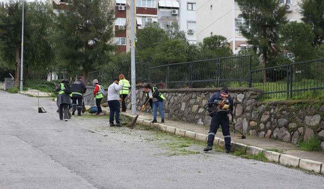 Çiğli’de 26 mahallede temizlik mesaisi