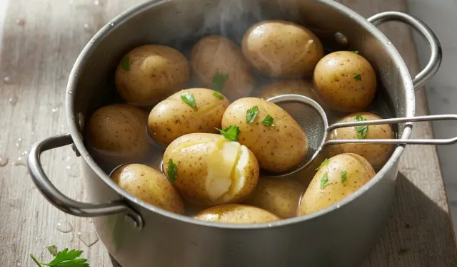 Patates suyunu çöpe dökenler çok pişman olacak! İşte evde tasarrufun sırrı