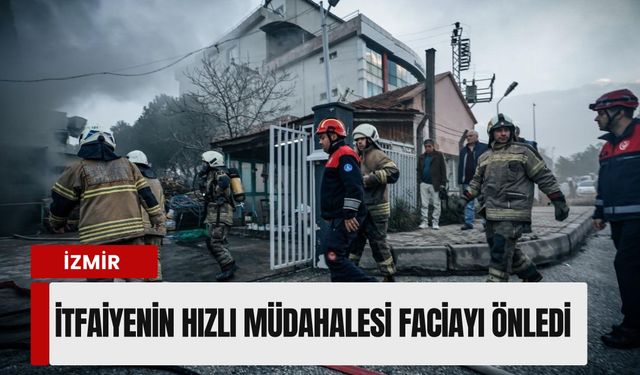 Bornova’da fabrika yangını: İtfaiyenin hızlı müdahalesi faciayı önledi