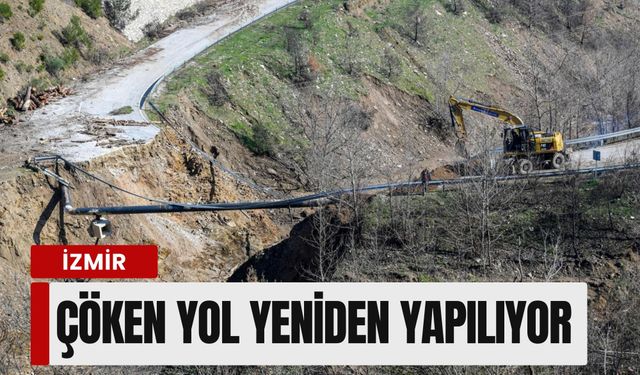 İzmir Büyükşehir’den Ödemiş’te seferberlik: Yol yeniden yapılıyor