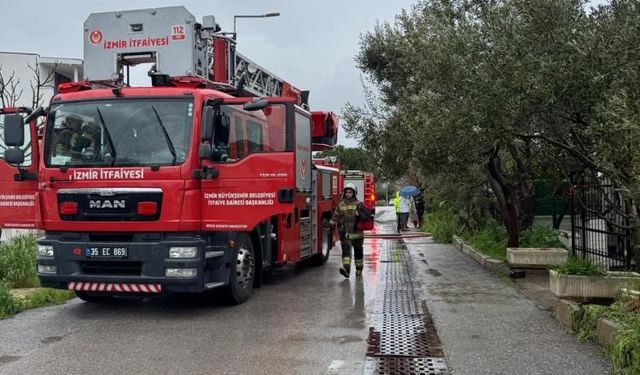 İzmir'de ev yangını: Bir kişi yaşamını yitirdi
