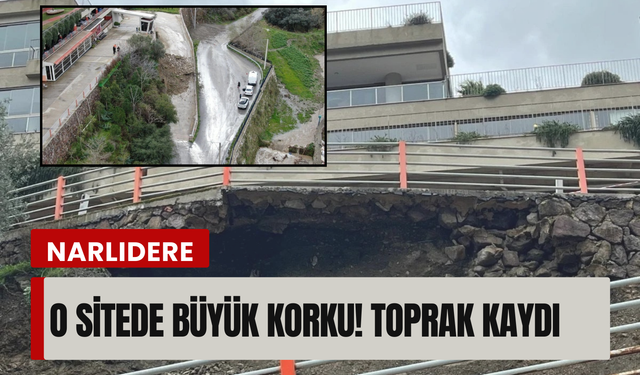 İzmir’de heyelan alarmı! Araç girişleri durduruldu