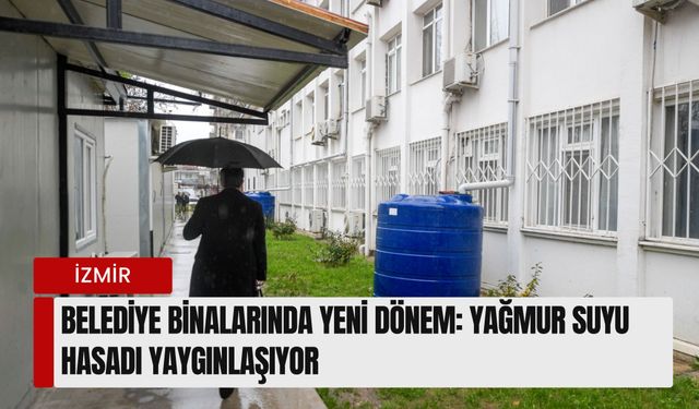 Belediye binalarında yeni dönem: Yağmur suyu hasadı yaygınlaşıyor