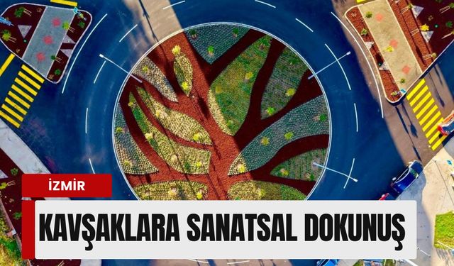 İzmir’in kavşaklarına sanatsal dokunuş: Hem estetik hem tasarruf