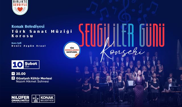 Konak’ta Sevgililer Günü kermes ve konserle kutlanacak