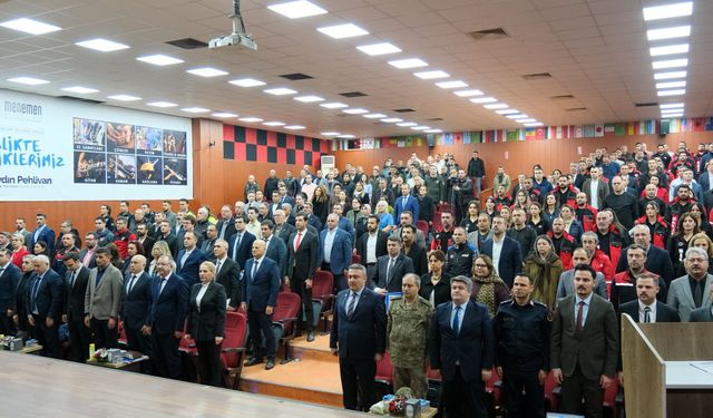 Menemen’de afet alarmı: Kurumlar tek masada toplandı