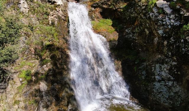 Karşıyaka’nın gizli bahçesi: Sancaklı Şelalesi yağışlarla 'geri döndü'