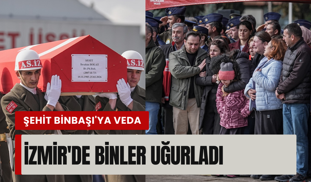 Şehit Pilot Binbaşı İbrahim Bolat'a veda