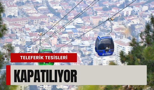 Balçova Teleferik Tesisleri yıllık bakım için kapatılıyor