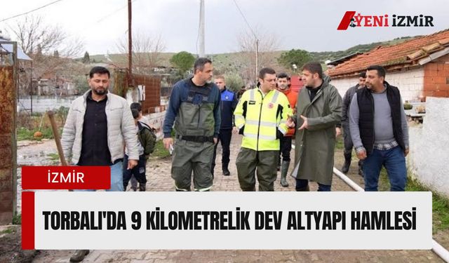 Şiddetli yağışta 60 mahallede alarm: Torbalı'da 9 kilometrelik dev altyapı hamlesi başlıyor